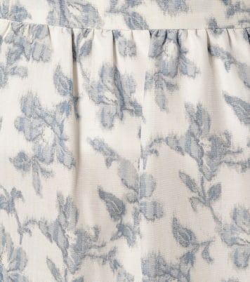 Quadratic cotton-blend midi skirt | Brock Collection