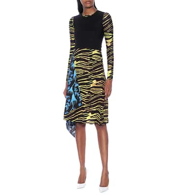 Falda midi estampada | Marine Serre