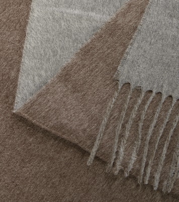 Coperta in seta con frange | Brunello Cucinelli