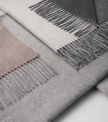 Coperta in seta con frange | Brunello Cucinelli