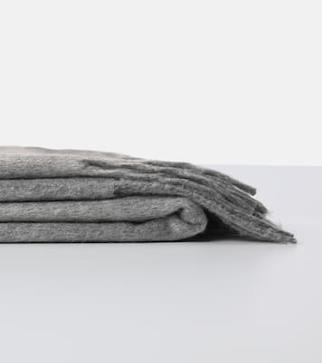 Coperta in seta con frange | Brunello Cucinelli