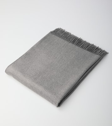 Coperta in seta con frange | Brunello Cucinelli