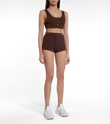 Bralette Henley de punto acanalado | Live The Process