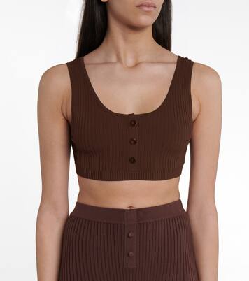 Bralette Henley de punto acanalado | Live The Process
