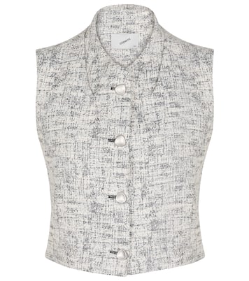 Sleeveless tweed vest | Coperni