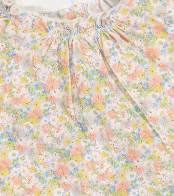 Baby Liberty floral cotton top and bloomers set | Bonpoint