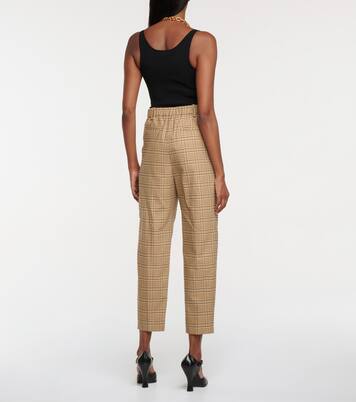 Sidney high-rise wool and cotton-blend pants | Altuzarra