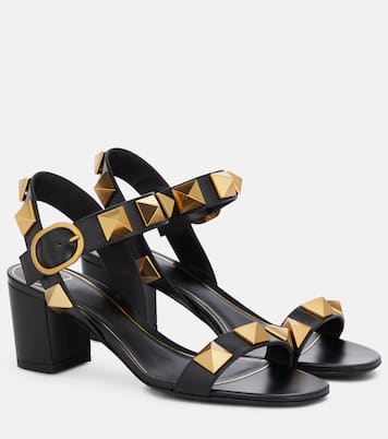 Sandalen Roman Stud 70 aus Leder | Valentino Garavani