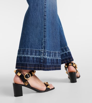 Sandalen Roman Stud 70 aus Leder | Valentino Garavani