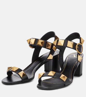 Sandalen Roman Stud 70 aus Leder | Valentino Garavani