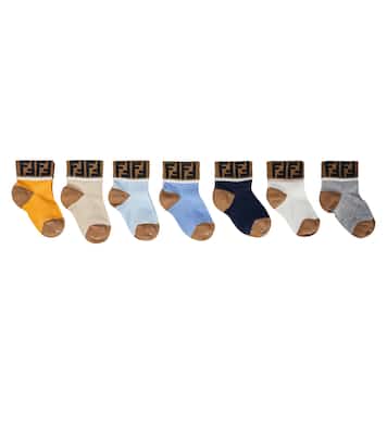 Bébé – Chaussettes en coton mélangé | Fendi Kids