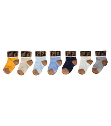 Bébé – Chaussettes en coton mélangé | Fendi Kids