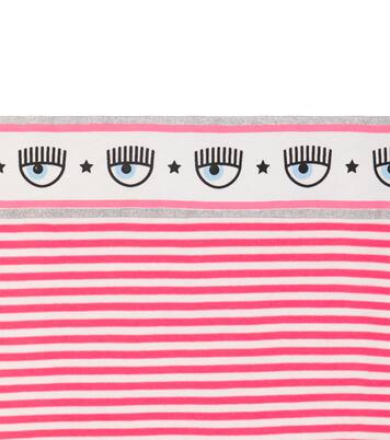 Bebé - x Chiara Ferragni manta Maxi Logomania de algodón | Monnalisa