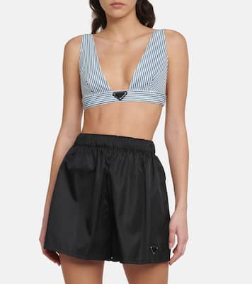 Bralette aus Denim | Prada