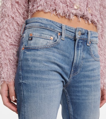 Jeans Girlfriend de tiro medio cropped | AG Jeans