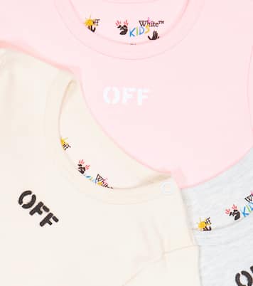 Bebé - set de 3 bodis de algodón | Off-White Kids