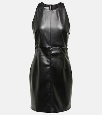 Layan faux leather minidress | Nanushka