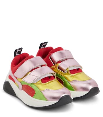 Sneakers in similpelle metallizzata | Stella McCartney Kids