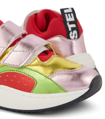 Sneakers in similpelle metallizzata | Stella McCartney Kids
