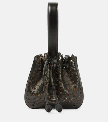 Pochette Rose Marie Mini Vienne en cuir | Alaïa