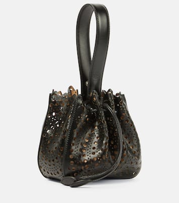 Pochette Rose Marie Mini Vienne en cuir | Alaïa