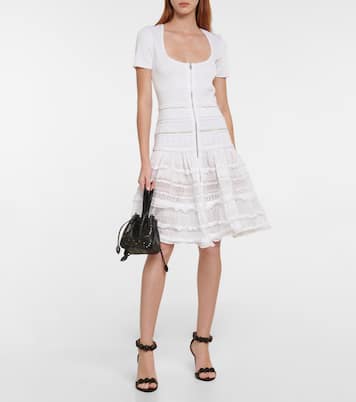 Pochette Rose Marie Mini Vienne en cuir | Alaïa