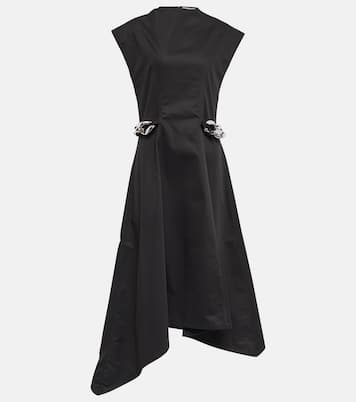 Embellished asymmetric midi dress | JW Anderson