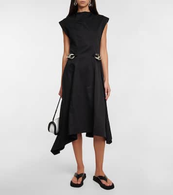 Embellished asymmetric midi dress | JW Anderson