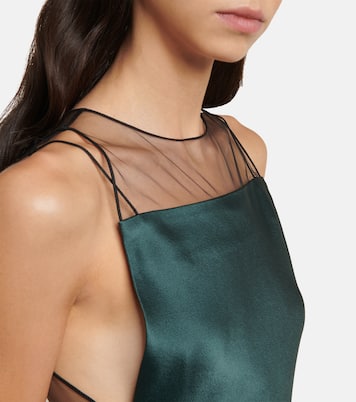 Open-back satin gown | Maison Margiela