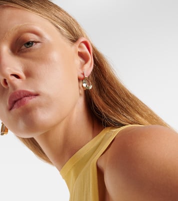 Boucles d’oreilles en or 14 ct, diamants et améthystes | Mateo
