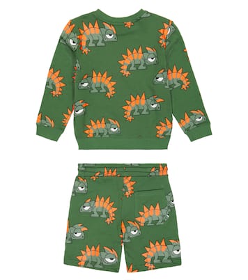 Set de sudadera y shorts de algodón | Stella McCartney Kids