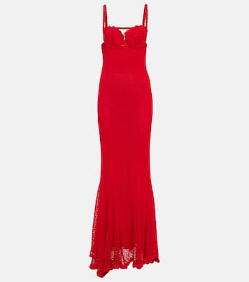Abito lungo in crochet | Blumarine