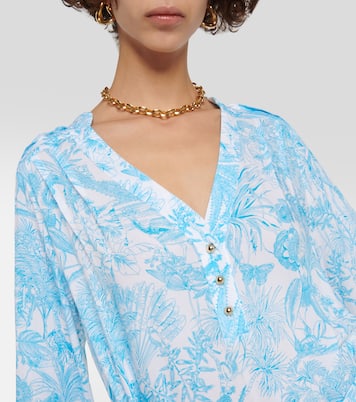Wisteria printed maxi dress | Melissa Odabash