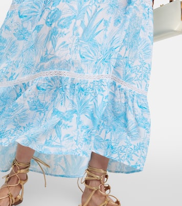Wisteria printed maxi dress | Melissa Odabash