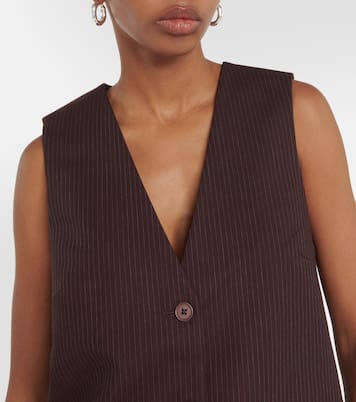 Pull sans manches Guillaume rayé | SIR