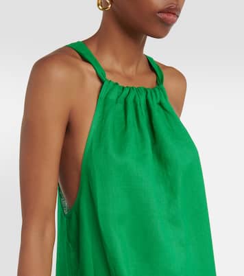 Vestido largo Ibiza de lino | Asceno