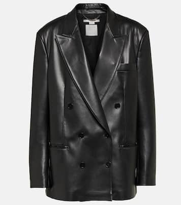 Blazer doppiopetto in similpelle | Stella McCartney