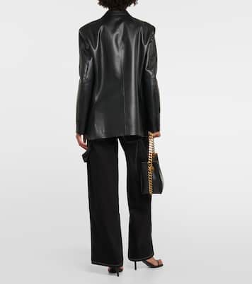 Blazer doppiopetto in similpelle | Stella McCartney
