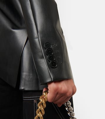 Blazer doppiopetto in similpelle | Stella McCartney