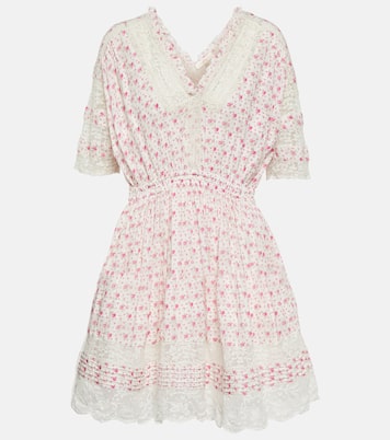 Vestido corto Newton de algodón | LoveShackFancy