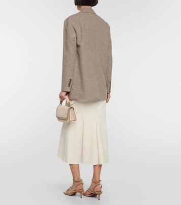 Single-breasted yak wool blazer | Brunello Cucinelli