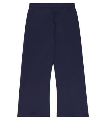 Pantalon de survêtement Rose en coton à logo | Dolce&Gabbana Kids