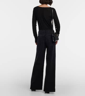 Clara low-rise wide-leg jeans | Agolde