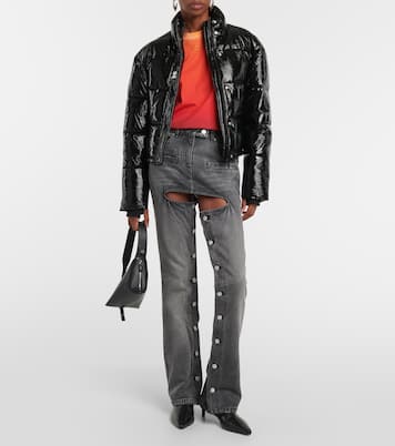 Button-down straight jeans | Courrèges