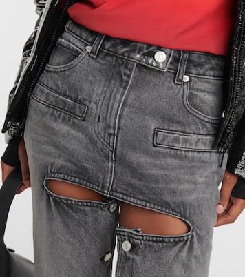 Button-down straight jeans | Courrèges