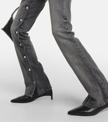 Button-down straight jeans | Courrèges