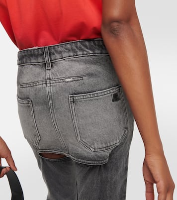 Button-down straight jeans | Courrèges