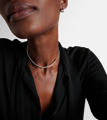 Collana La Foule in oro bianco 18kt con diamanti | Persée