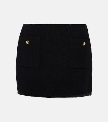 Wool-blend miniskirt | Miu Miu