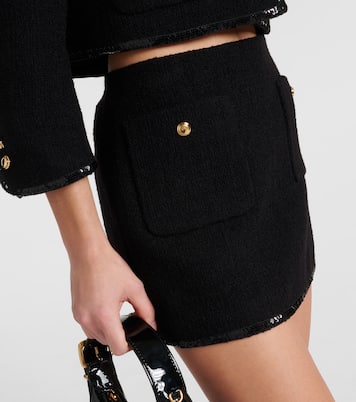 Wool-blend miniskirt | Miu Miu